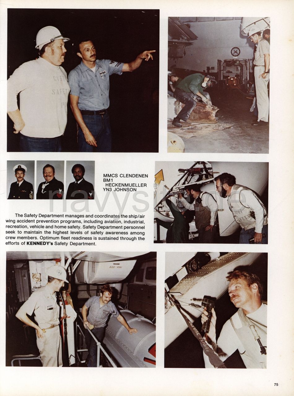 USS John F. Kennedy (CV 67) Mediterranean Cruise Book 1978-79 - Safety ...