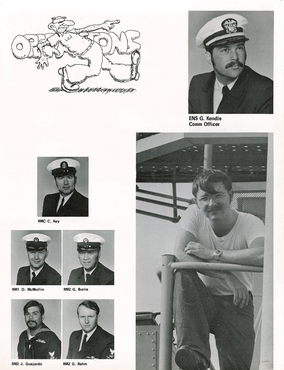 USS Turner Joy (DD 951) WestPac Cruise Book 1974 - Operations Department