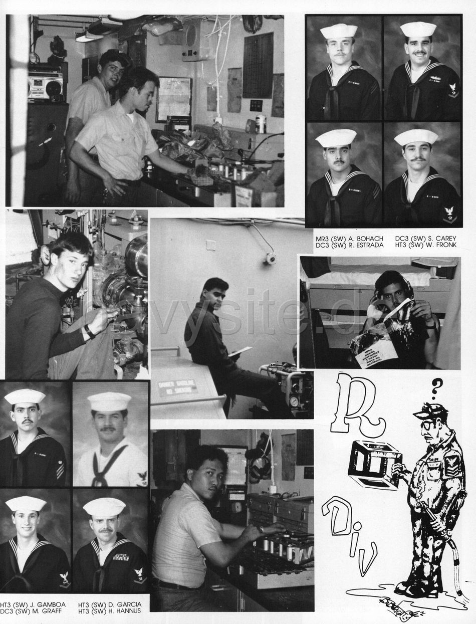 USS Duluth (LPD 6) WestPac Cruise Book 1989 - Engineering Department