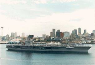 CVN 72 during the Seattle Sea Fair in the Elliott Bay