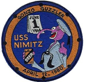 US NAVY SHIP PATCH USS NIMITZ CVN-68        Y 