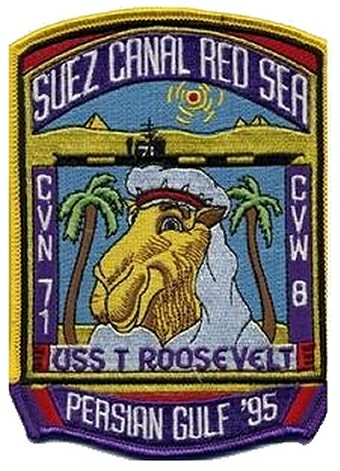 US USS Theodore Roosevelt CVN-71 Embroidered Decorative Patch
