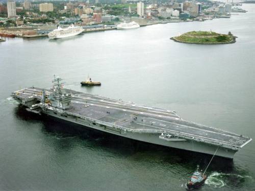 USS Harry S. Truman visits Halifax, Canada.