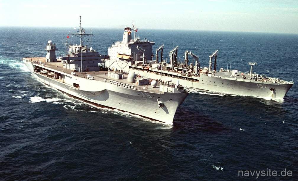 USS Blue Ridge and USNS Pecos