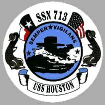 Beefeater USS HOUSTON SSN 713 Rating License Plate Flag U S Navy USN Military PO3 